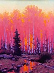 Douglas Aagard - Crimson - oil on panel - 24 x 18