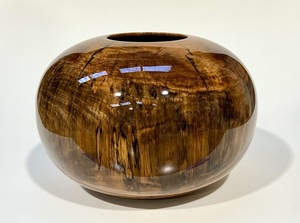 Bill Benzur - Pecan Sphere - wood - 9 inches