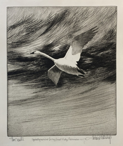 Richard Bishop - Nor'easter - etching/drypoint - 10.25 x 9