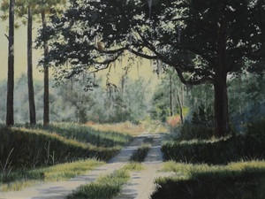 Bucky Bowles - Back Road Sentinel - oil on linen - 18 x 24