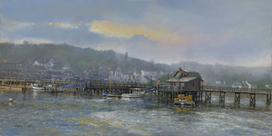 Donny Finley - Bay Morning - oil on canvas - 12 x 24