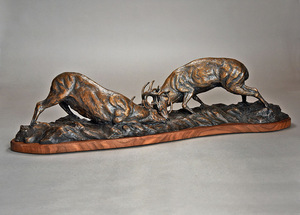John Kobald - A Dirt Stomp - bronze - 9.5 x 8 x 33.5