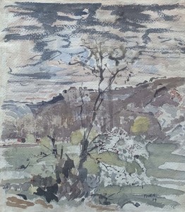 John Marin - Landscape - watercolor - 12.75 x 11.125