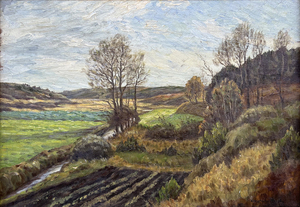 Christopher P.H. Murphy - Landscape - oil on canvas - 18 x 25