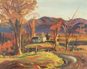 Eugene Thomason - North Carolina Mountains - oil on canvas - 15.75 x 19.5