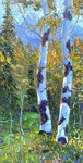 Garth Williams - Aspen - oil on canvas - 48 x 24