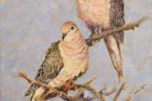 Sue Key - Lovesome Dove, acrylic on canvas, 24 x 18