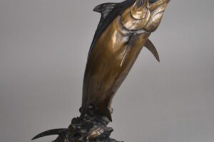 John Kobald - Marlin, bronze, 29.25 x 19 x 9.75