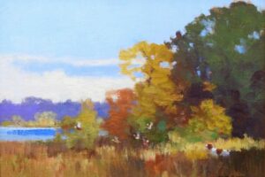 Roger Blum - Autumns Splendor, oil, 12 x 16