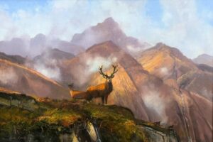 Michael Coleman - In the Highlands, oil on linen, 20 x 30